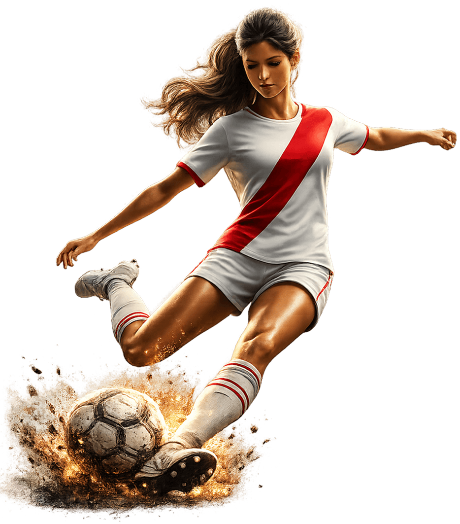 Jugadoras de futbol femenino celebrando un gol en la cancha